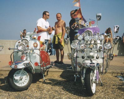 Modded out scooters