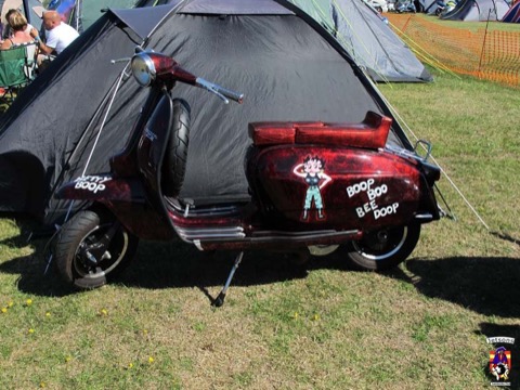 Mersea Island Scooter Rally 2013