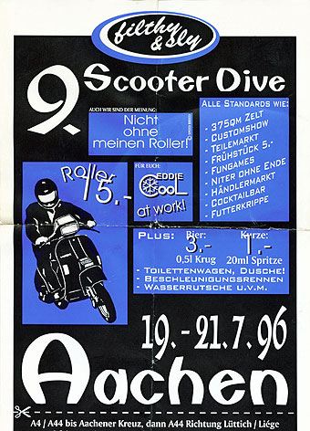 Scooterdive Filthy & Sly, Aachen-Brand
