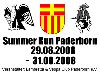 Summer Run 2008, Lambretta & Vespa Club Paderborn